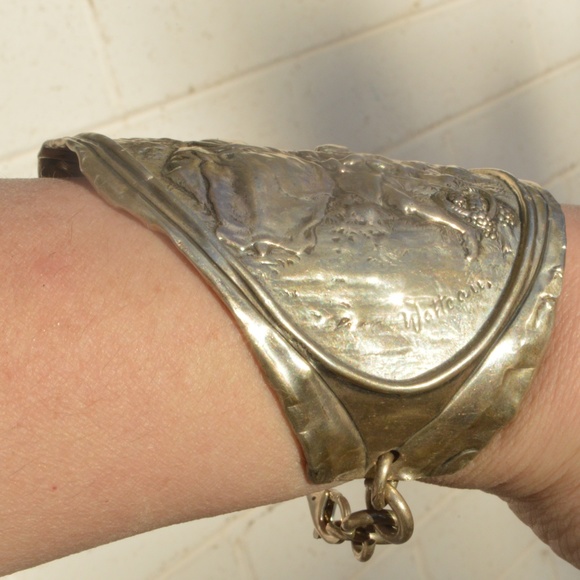 Victorian Sterling Silver Rare Antique Bracelet - Picture 7 of 7